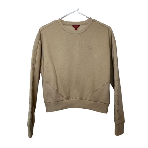 GUESS Valencia Logo Pullover Sweatshirt Extra Small - Picture 2 of 7